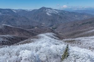 Blue Ridge Parkway winter vista
